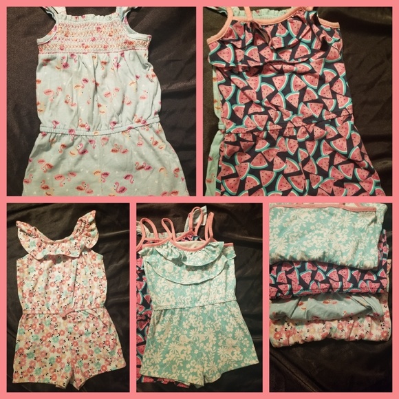 Other - 3T One Piece Summer Outfits Bundle lot (4)